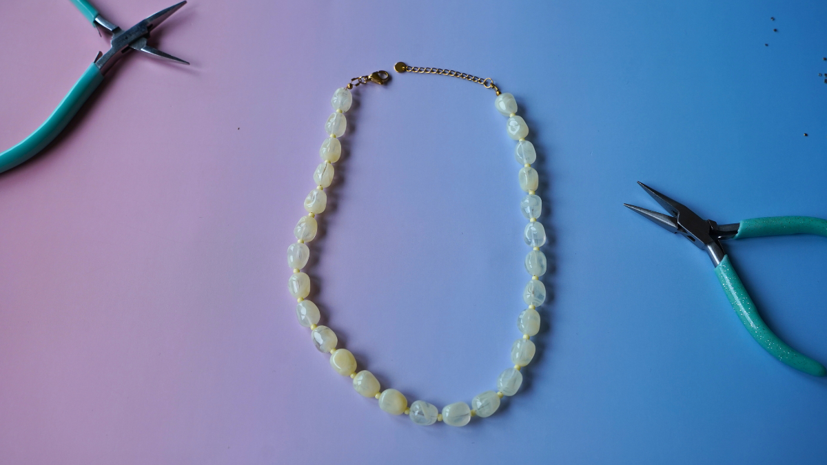 Collier charm's personnalisable : Etape 4