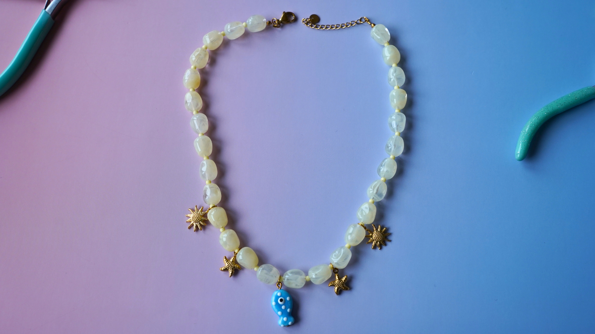 Collier charm's personnalisable : Etape 6