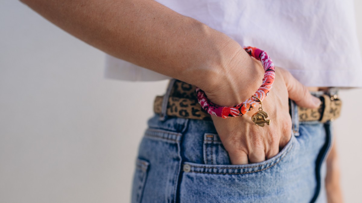 Schéma Bracelet jonc en bandana