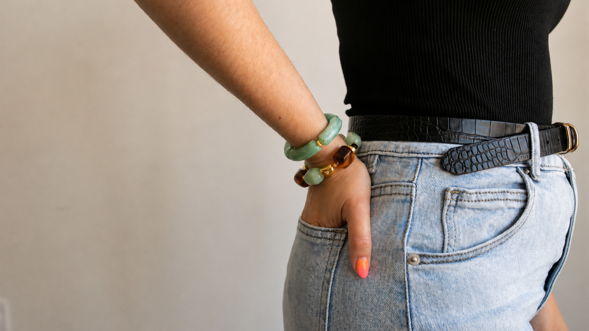 Schéma Bracelet élastique été avec perles tubes
