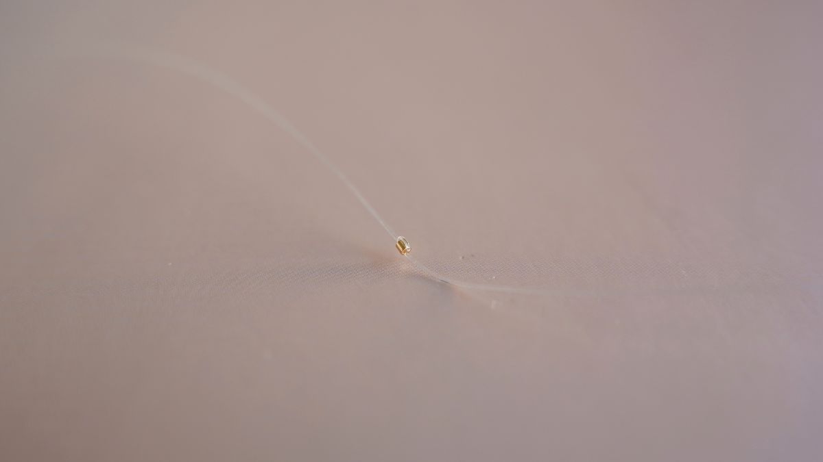 Bijou de sac avec pendentif brodé : Etape 1
