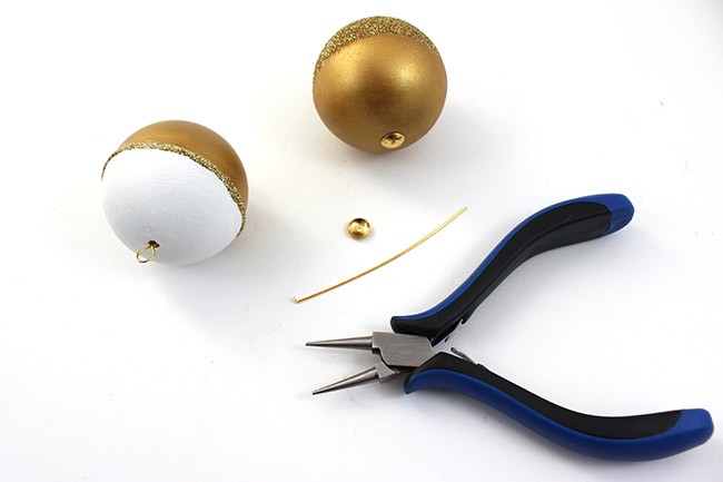 DIY Boules de noël à faire soi même en Scultoline : Etape 8
