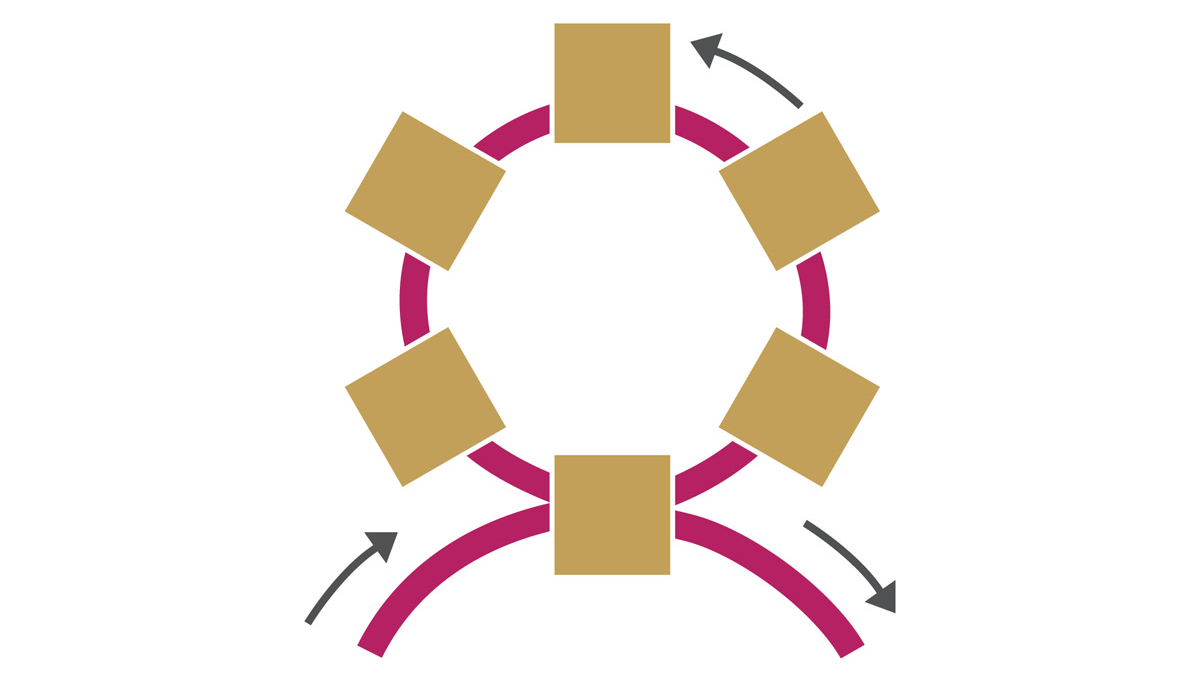 DIY Etoile Japonaise en tissage Peyote circulaire perles Miyuki Delicas : Etape 1