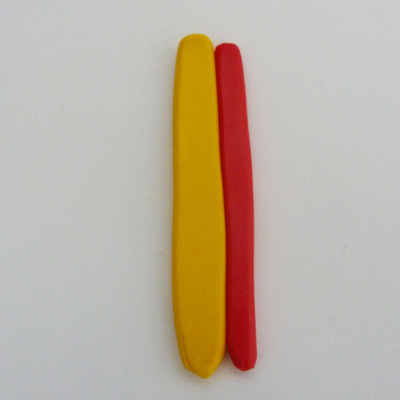 Toucan en pâte polymère Fimo : Etape 3