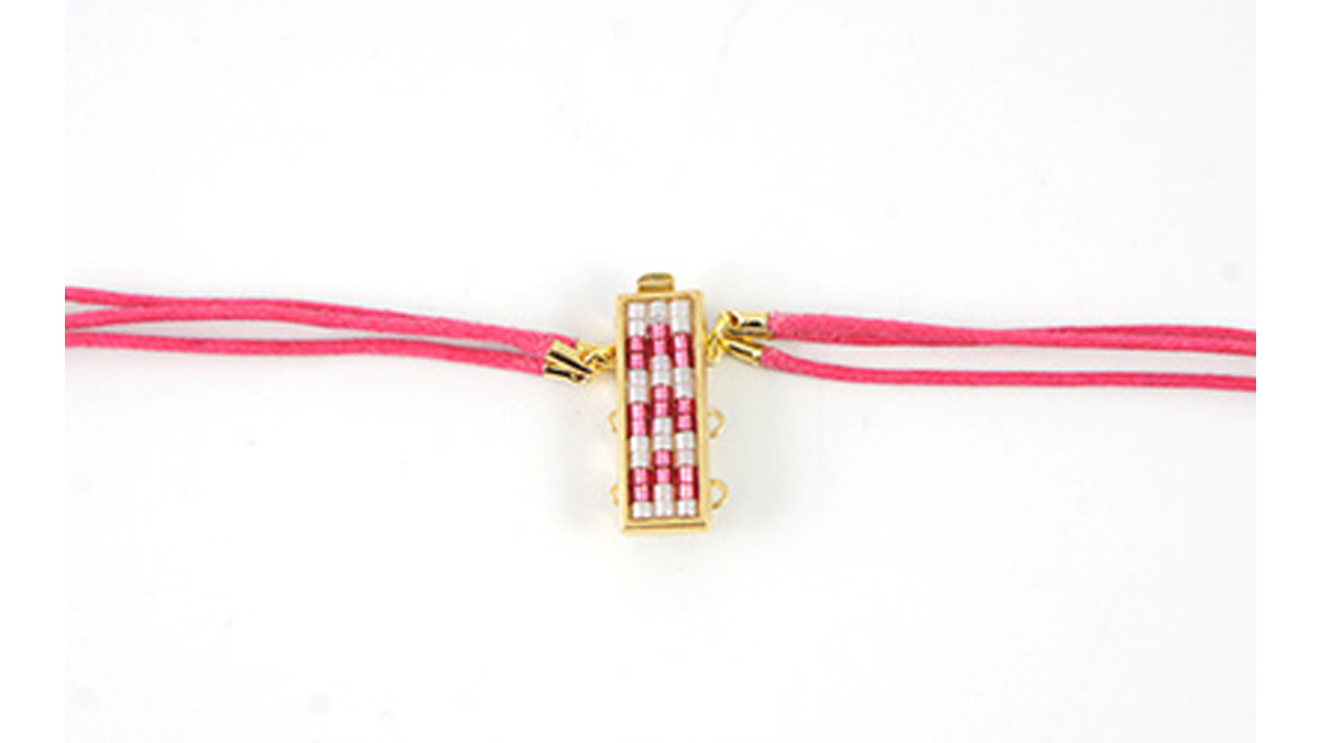 Collier Multirangs Pendentif PureCrystal : Etape 4