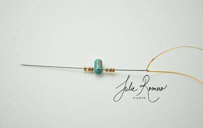 Bracelet perles en verre Groovy Tiles Rullas et Rocailles Miyuki : Etape 10