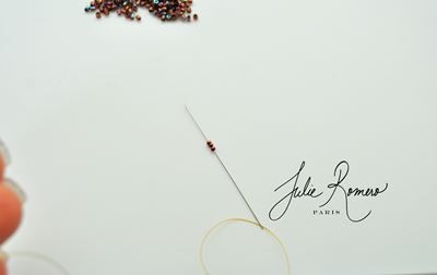 Bracelet perles en verre Groovy Tiles Rullas et Rocailles Miyuki : Etape 13