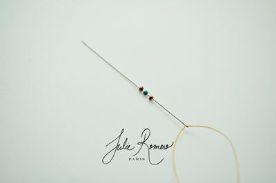 Bracelet perles en verre Groovy Tiles Rullas et Rocailles Miyuki : Etape 15