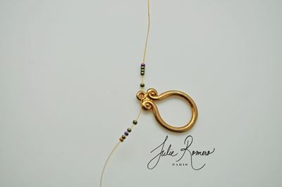 Bracelet perles en verre Groovy Tiles Rullas et Rocailles Miyuki : Etape 30