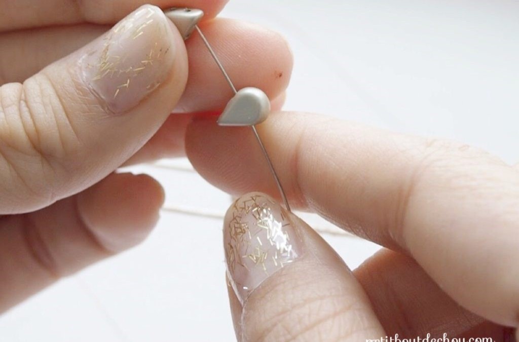 Bracelet wrap tendance avec Miyuki Quarter Tila, spike beads PureCrystal et Amos® par Puca® : Etape 7