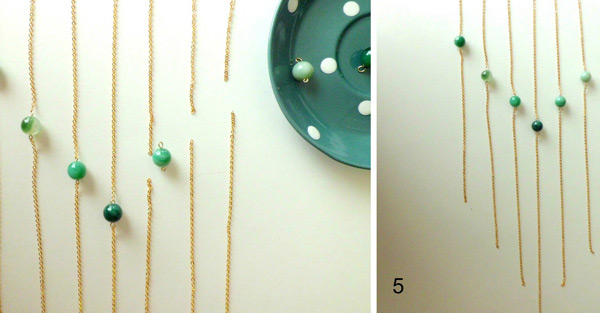 Décoration Mobile Mural bohème en pompons : Etape 5