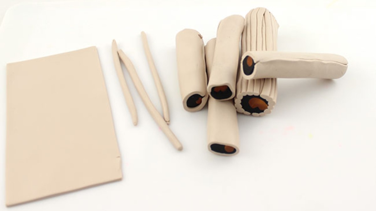 Parure de bijoux fantaisie Fimo motif cane léopard : Etape 4