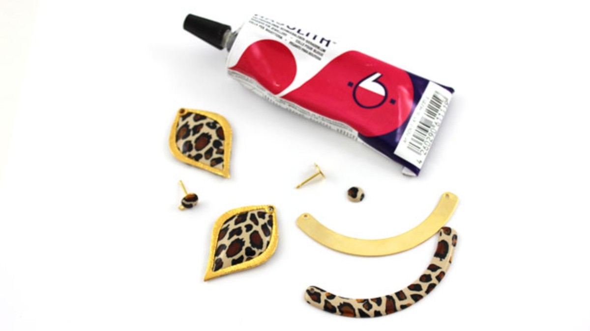 Parure de bijoux fantaisie Fimo motif cane léopard : Etape 14