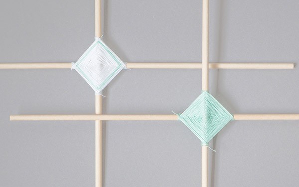 DIY tissage Mexicain Ojo de Dios : Etape 6