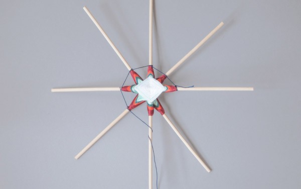 DIY tissage Mexicain Ojo de Dios : Etape 12