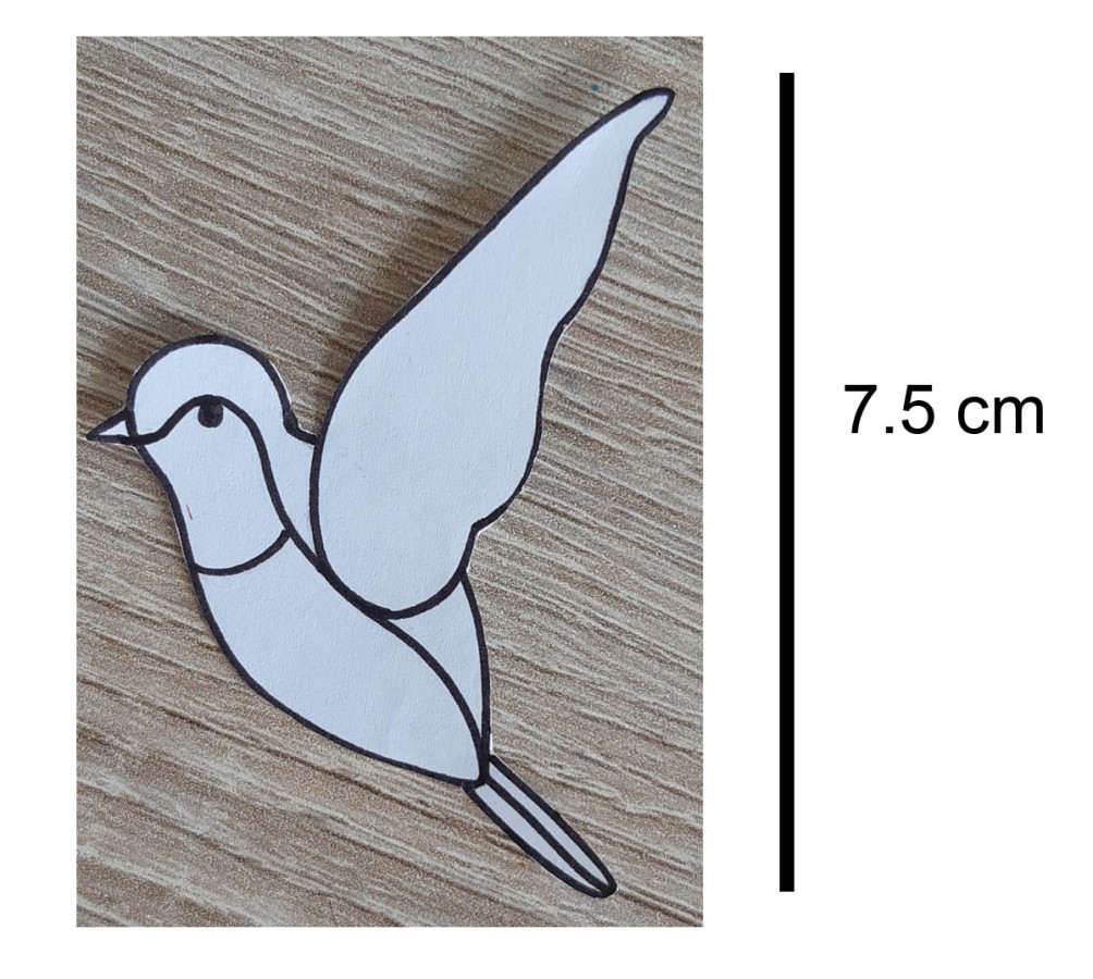 Schéma DIY Broche oiseau en broderie d'or avec cannetille et jaseron par Dame Moustache