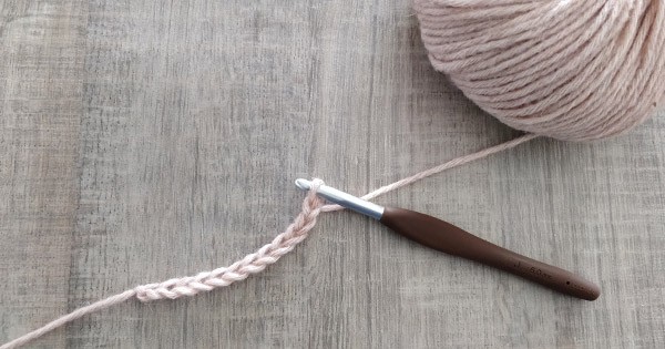 DIY bandeau headband au crochet : Etape 1