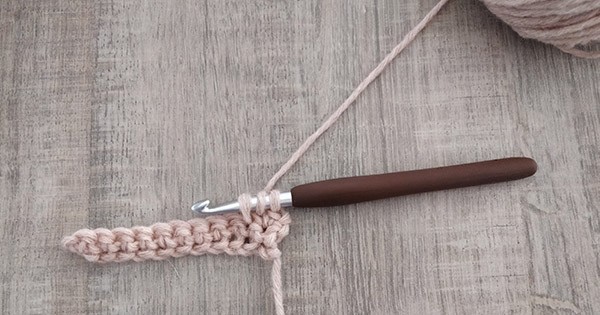 DIY bandeau headband au crochet : Etape 2