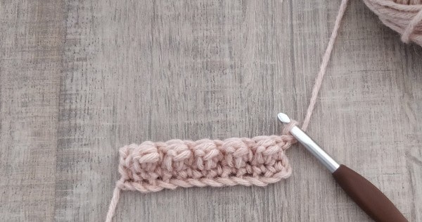 DIY bandeau headband au crochet : Etape 3