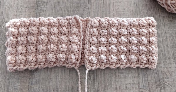 DIY bandeau headband au crochet : Etape 4